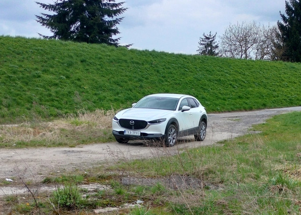 Mazda CX-30 cena 102500 przebieg: 31500, rok produkcji 2021 z Wąsosz małe 154